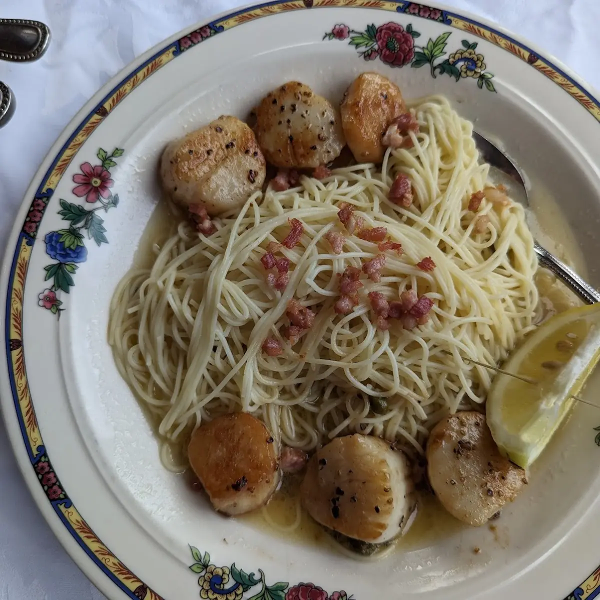 Scallops with Garlic Sauce