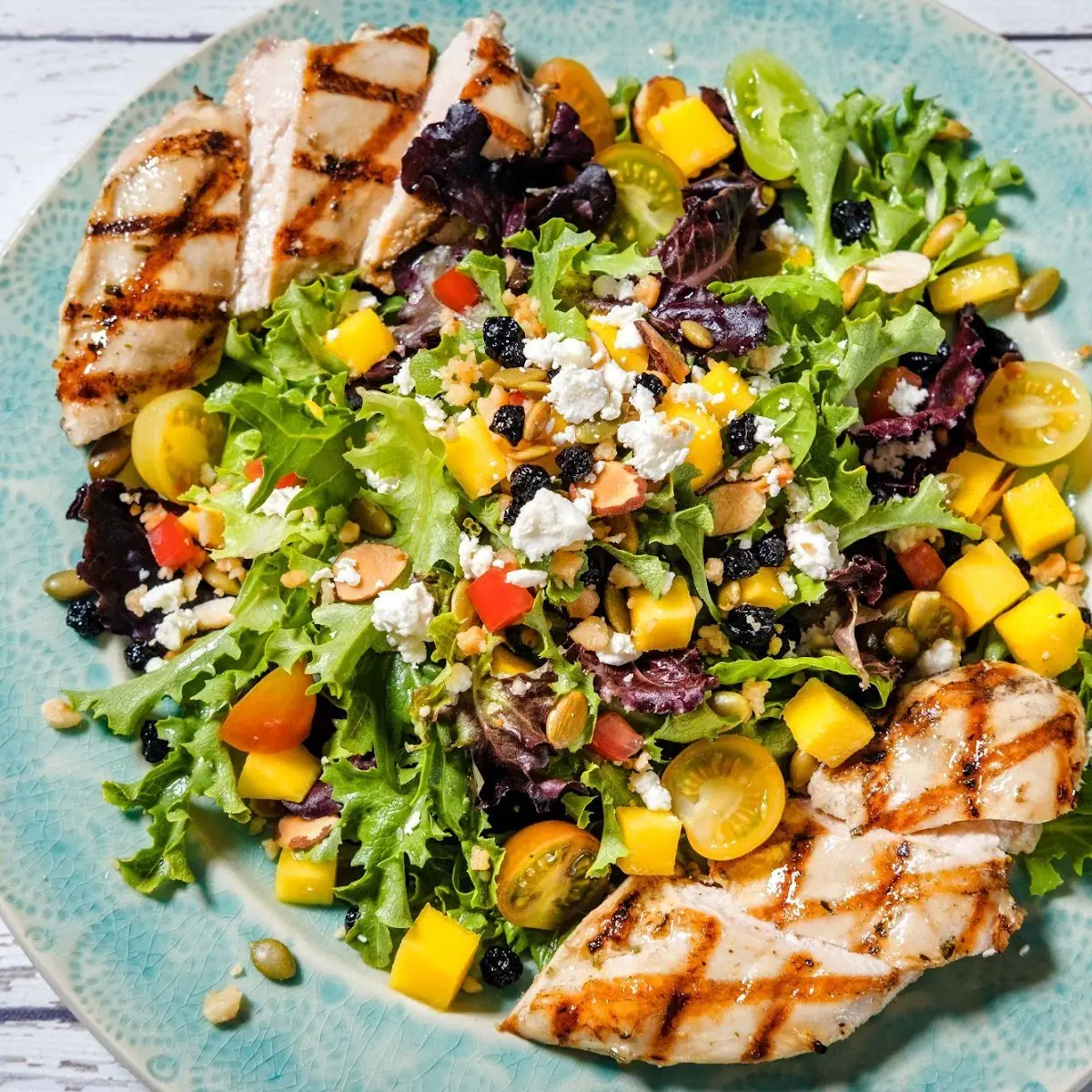 Grilled Chicken & Mango Salad