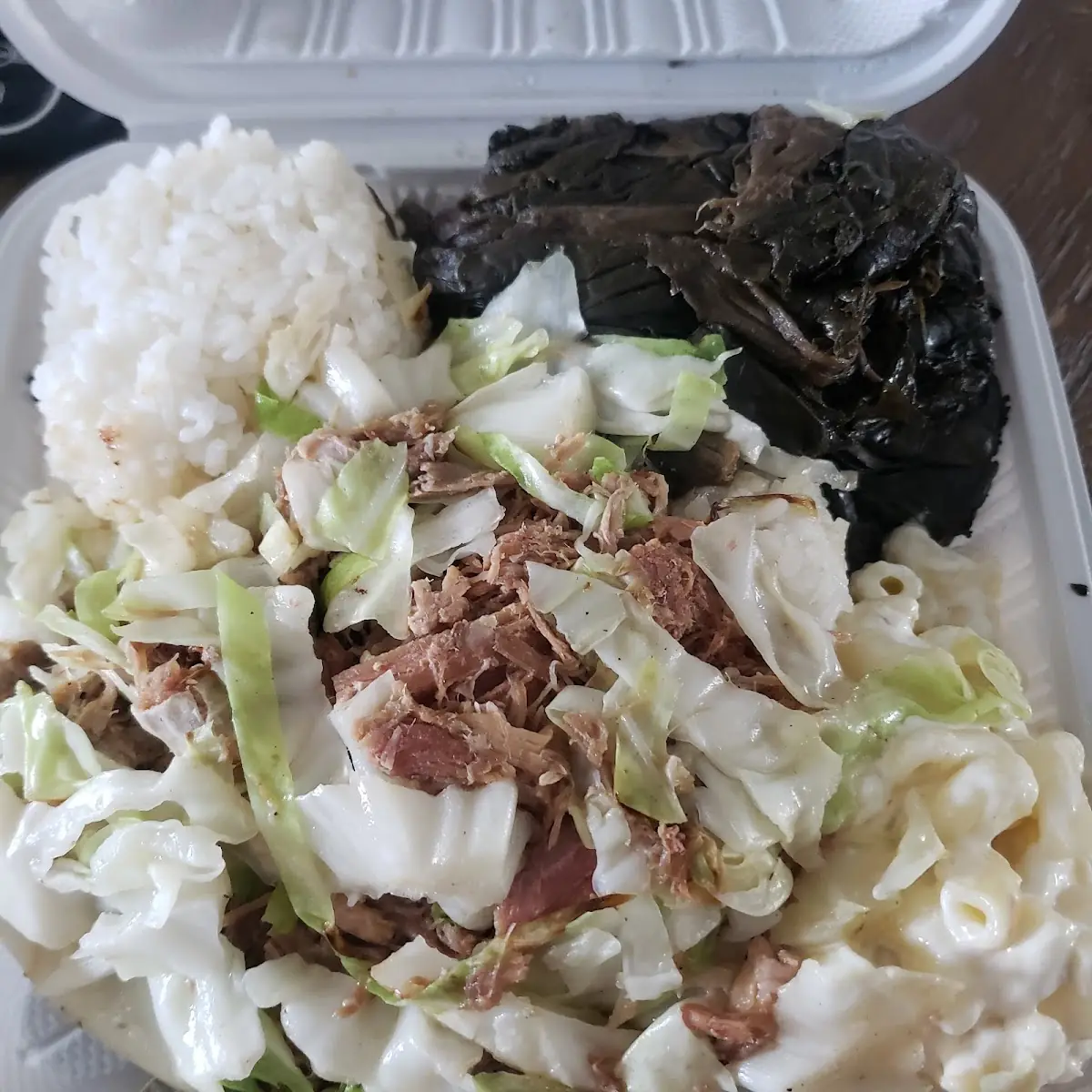 Lau Lau & Kalua Pork w Cabbage
