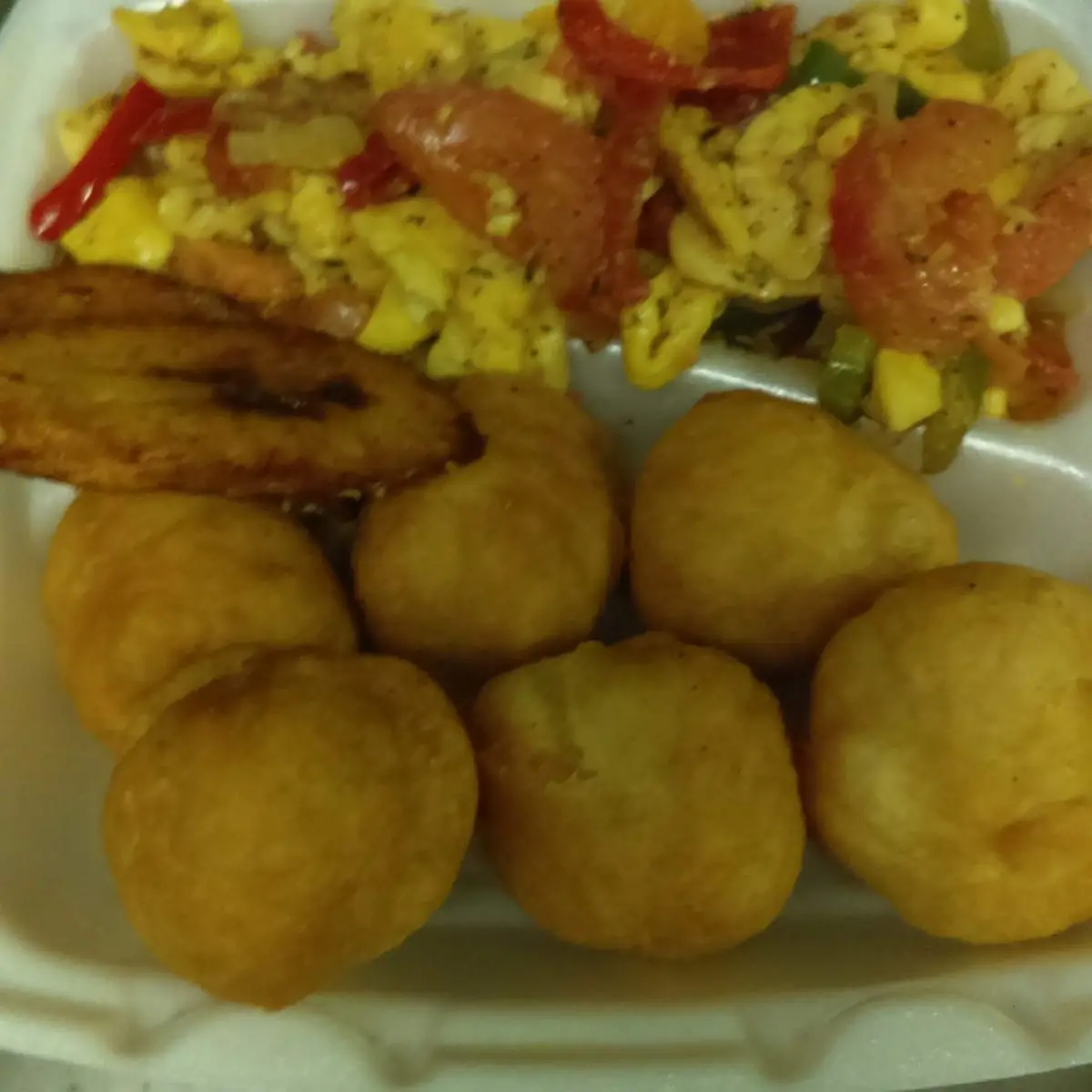 Vegan Ackee with Fried Dumpling