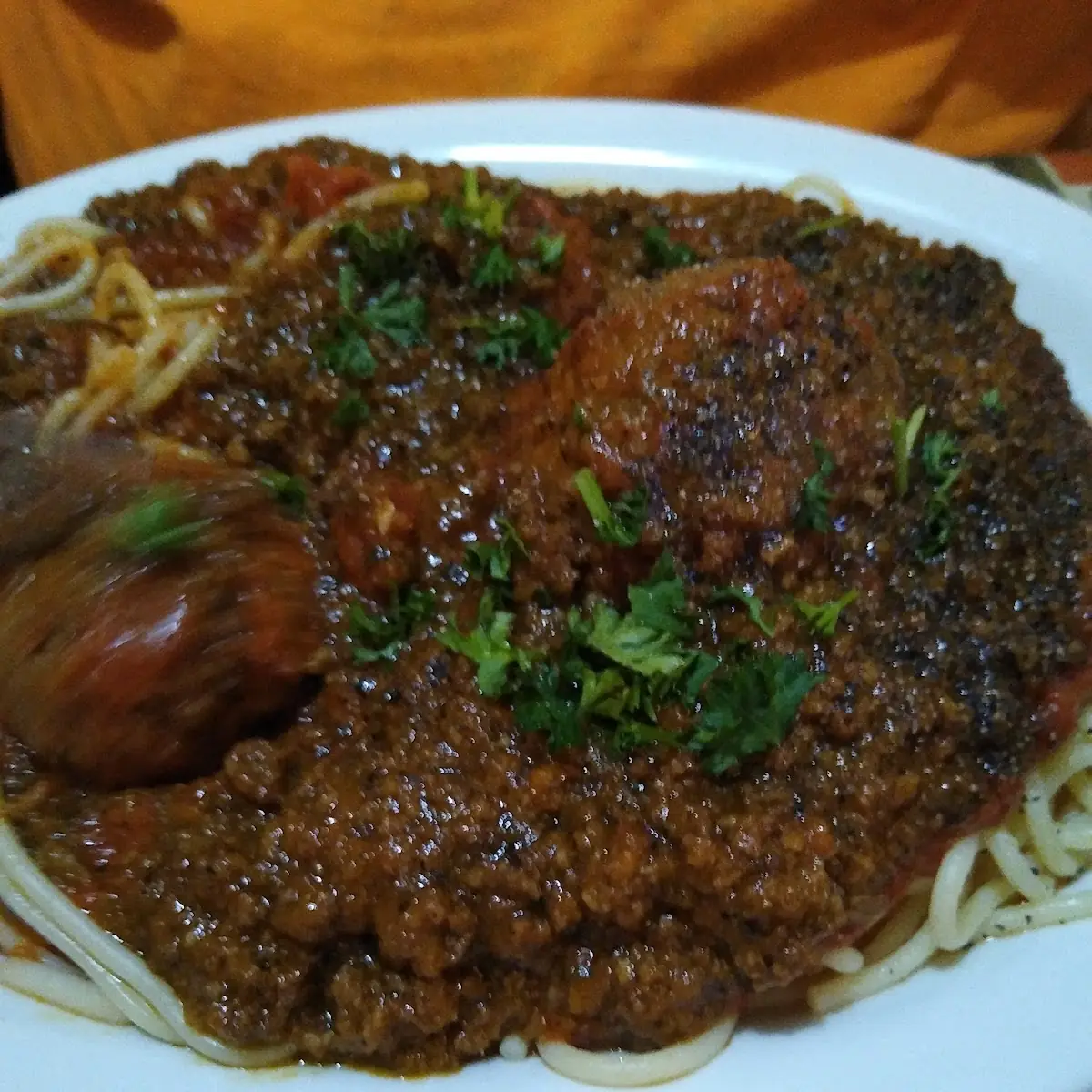 Spaghetti Meatballs