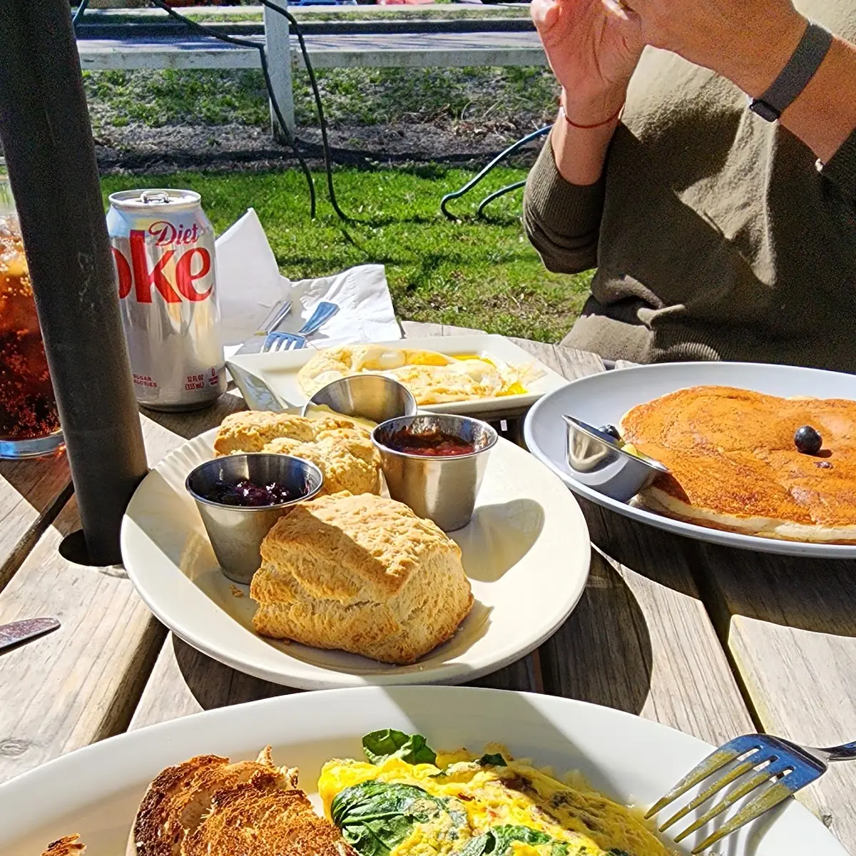 Special Omelette and Biscuits & Jam