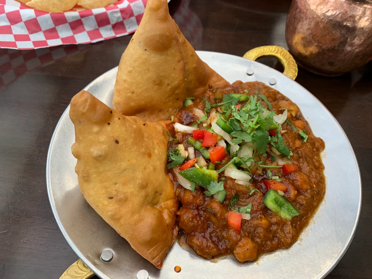 Beef Samosa Platter, Shandhar Hut Indian Cuisine - Downtown