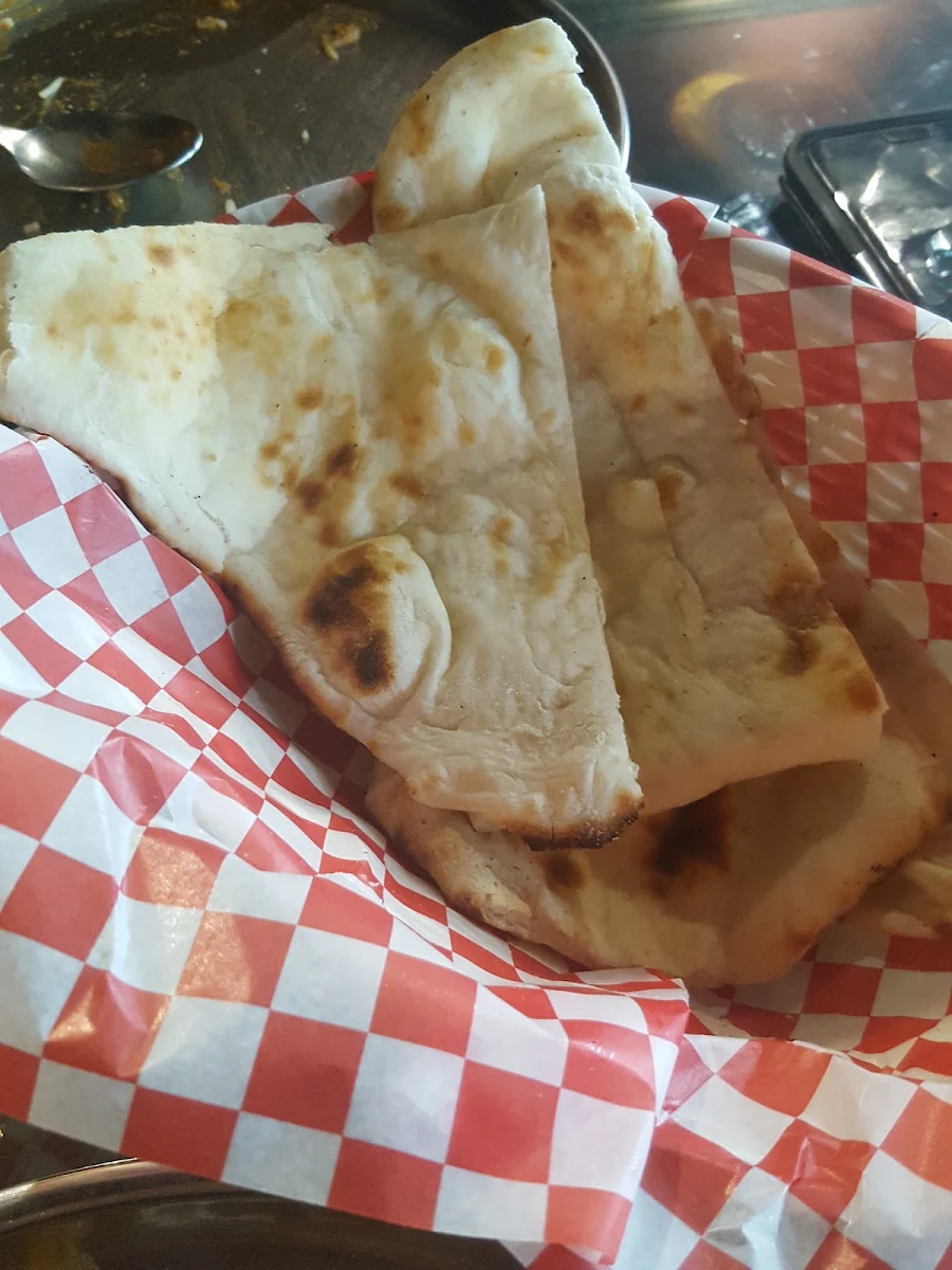 Garlic Naan Onion Naan, Shandhar Hut Indian Cuisine - Downtown