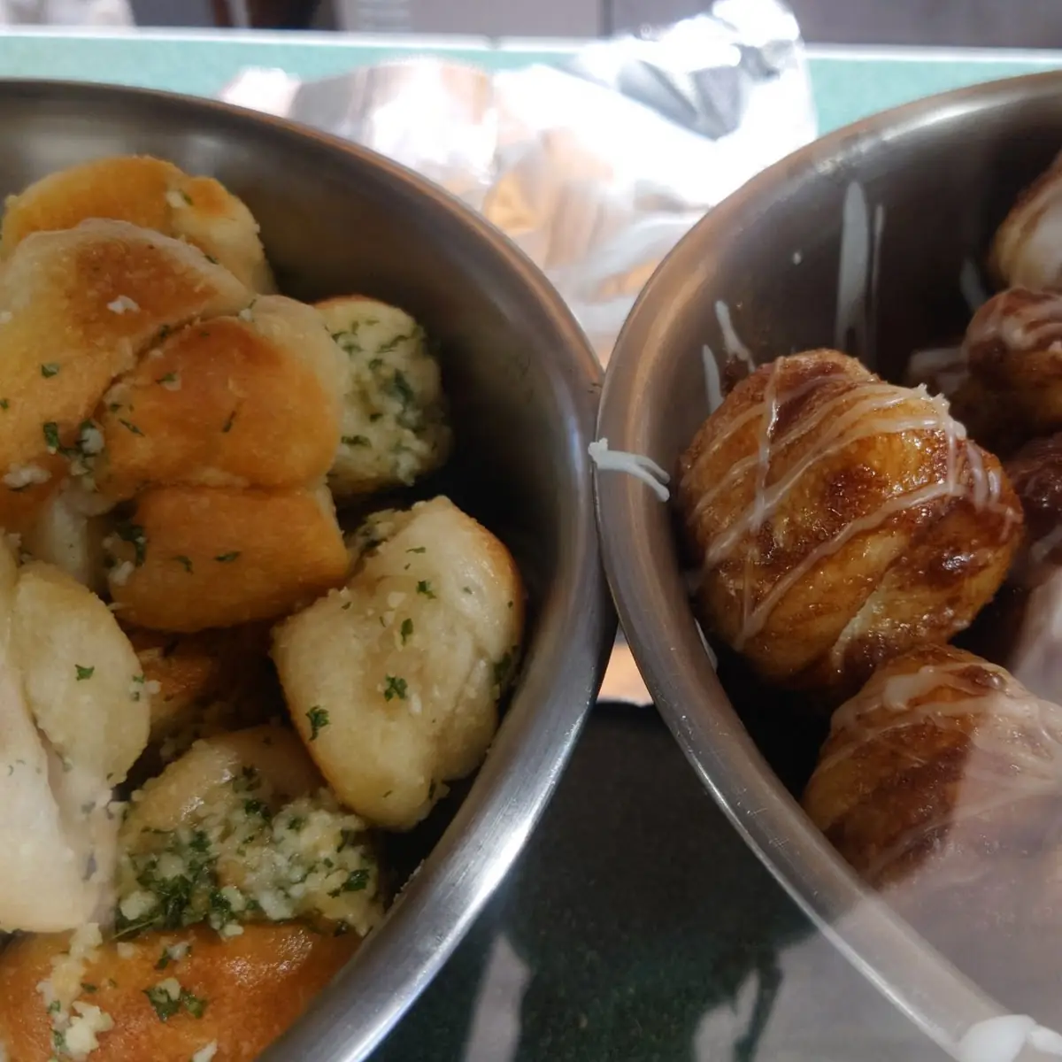 Garlic Knots & Cinnamon Roll Knots
