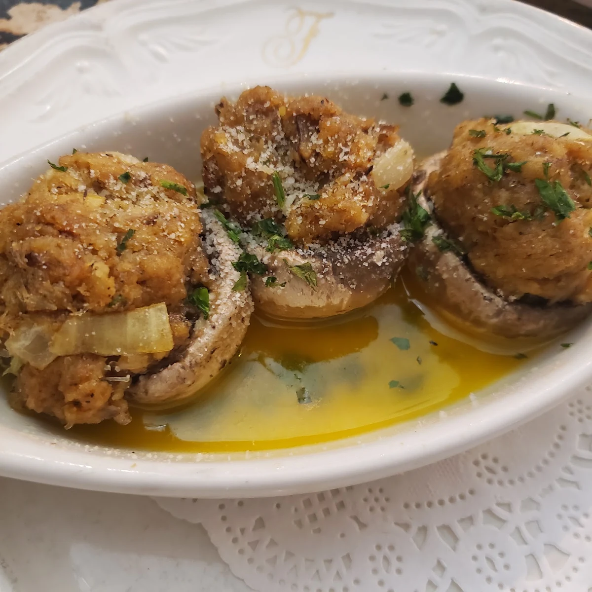 Crabmeat Stuffed Mushrooms