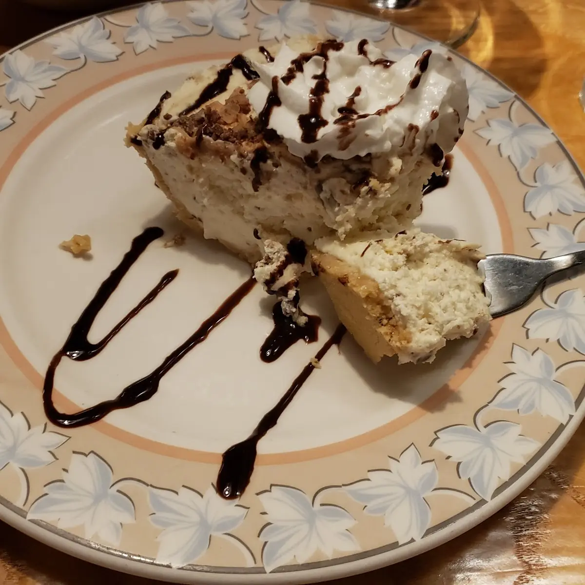 Butter Brickle Chocolate Chip Cream Cheese Pie