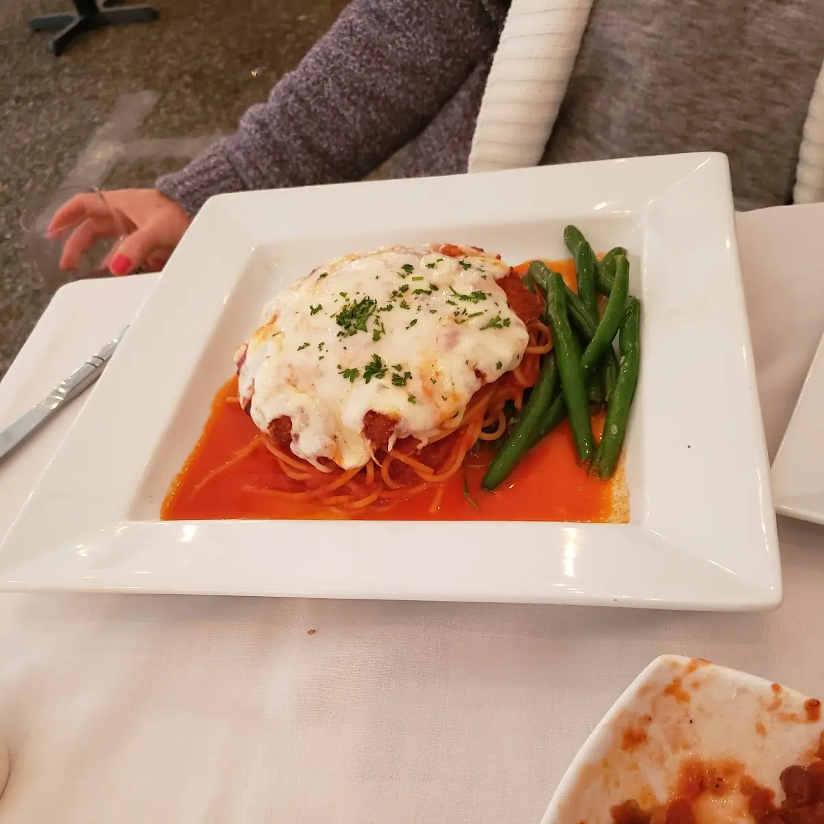 Chicken Parmigiana with Spaghetti GF by Request
