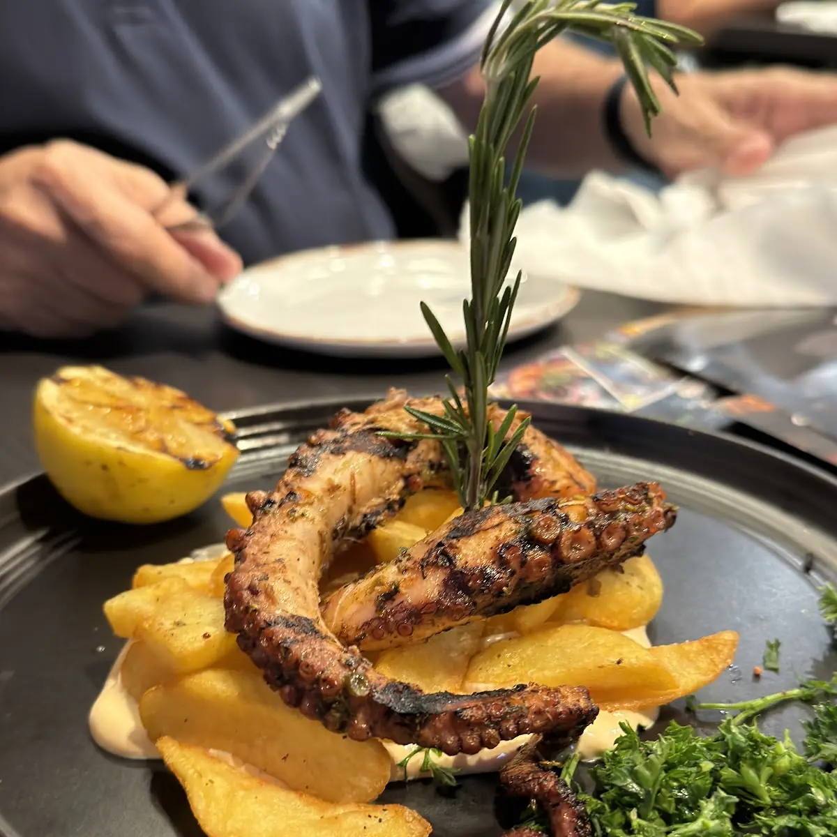 Grilled Octopus and Lemon