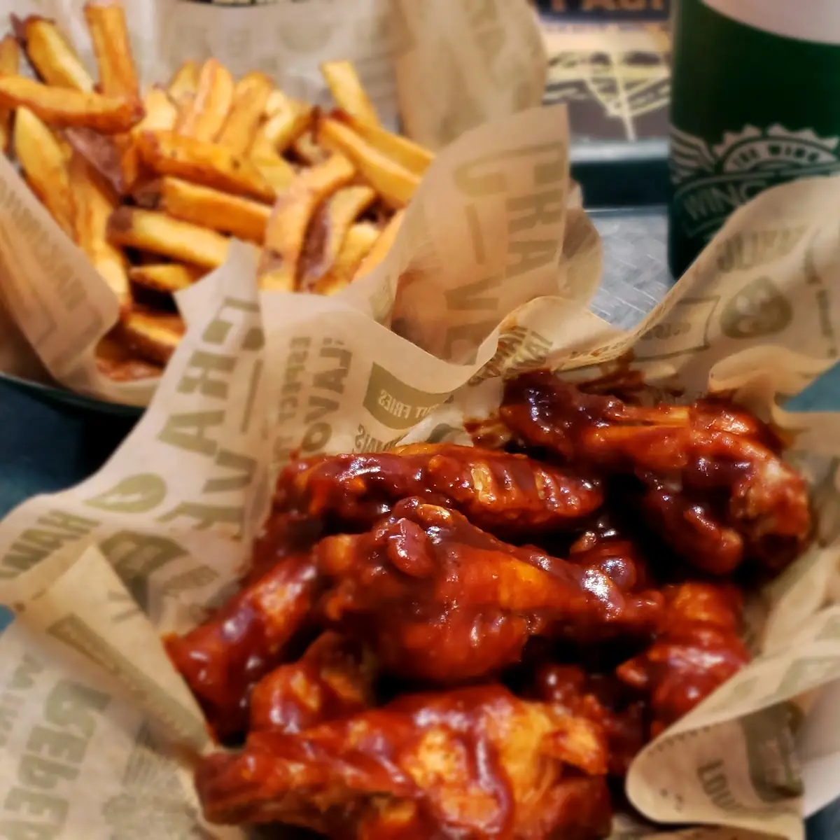 8pc Honey BBQ Wings