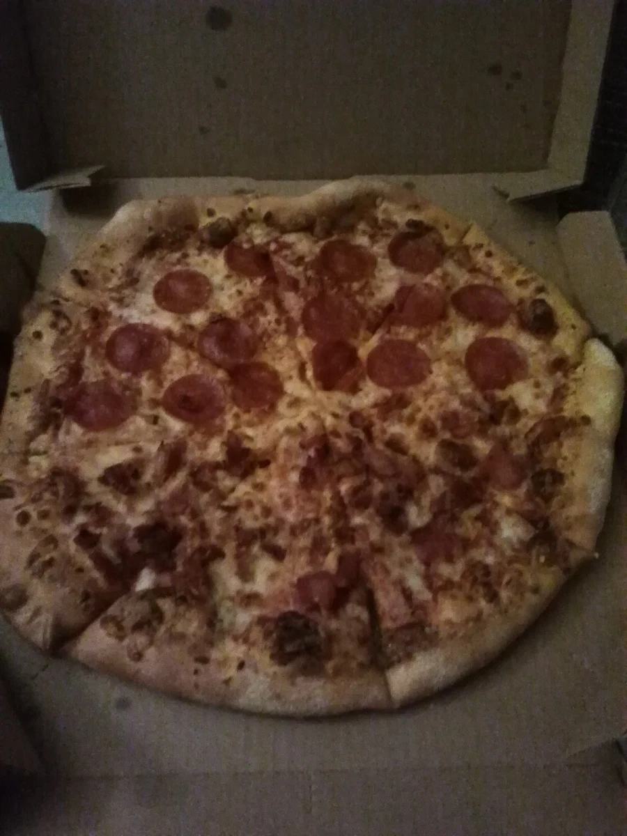 Pepperoni and Sausage Pizza