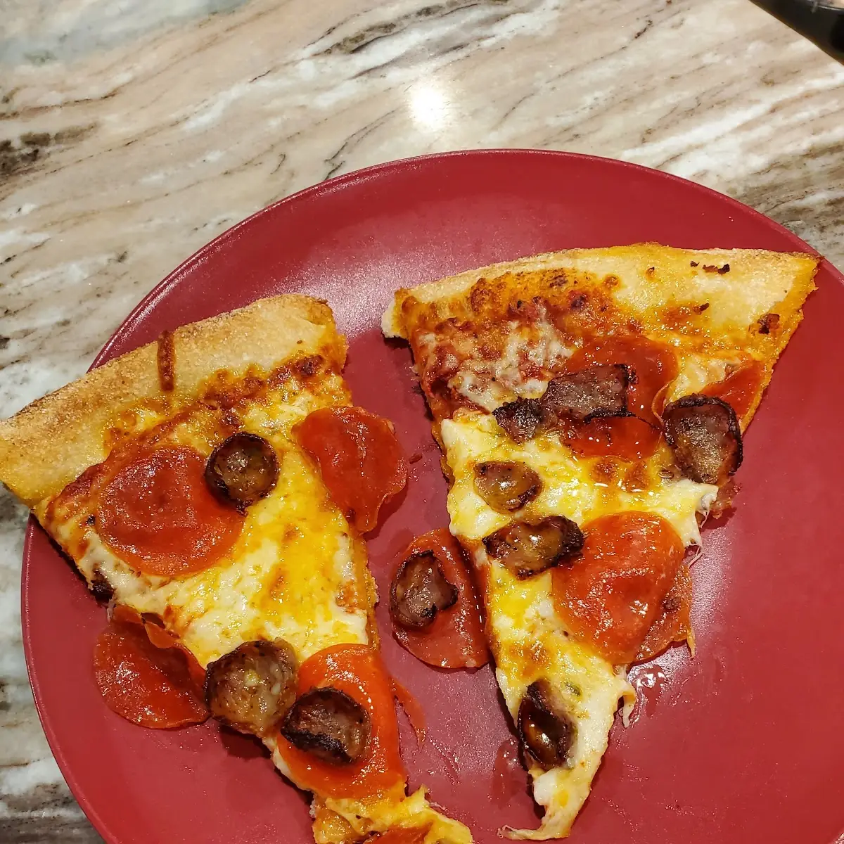 Sausage and Pepperoni Pizza