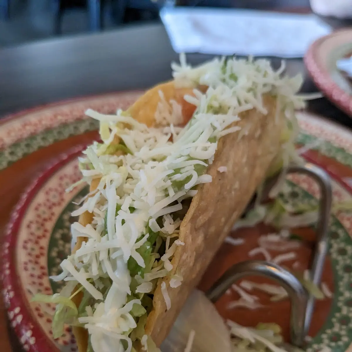 Hard Shell Taco with Shredded Beef
