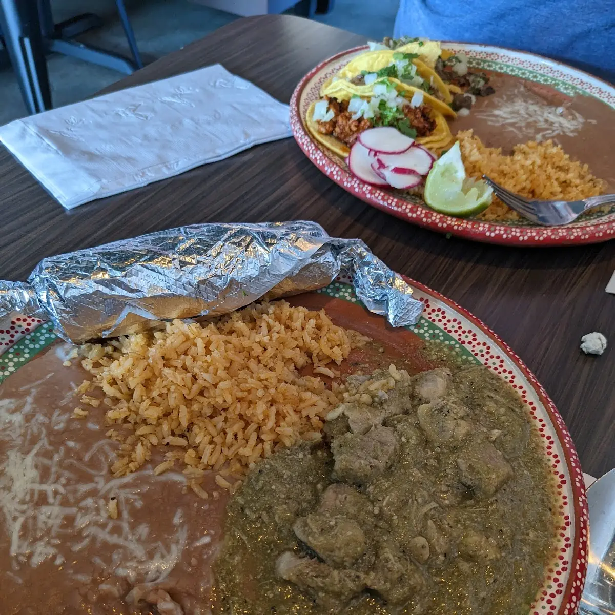 Rice and Refried Beans
