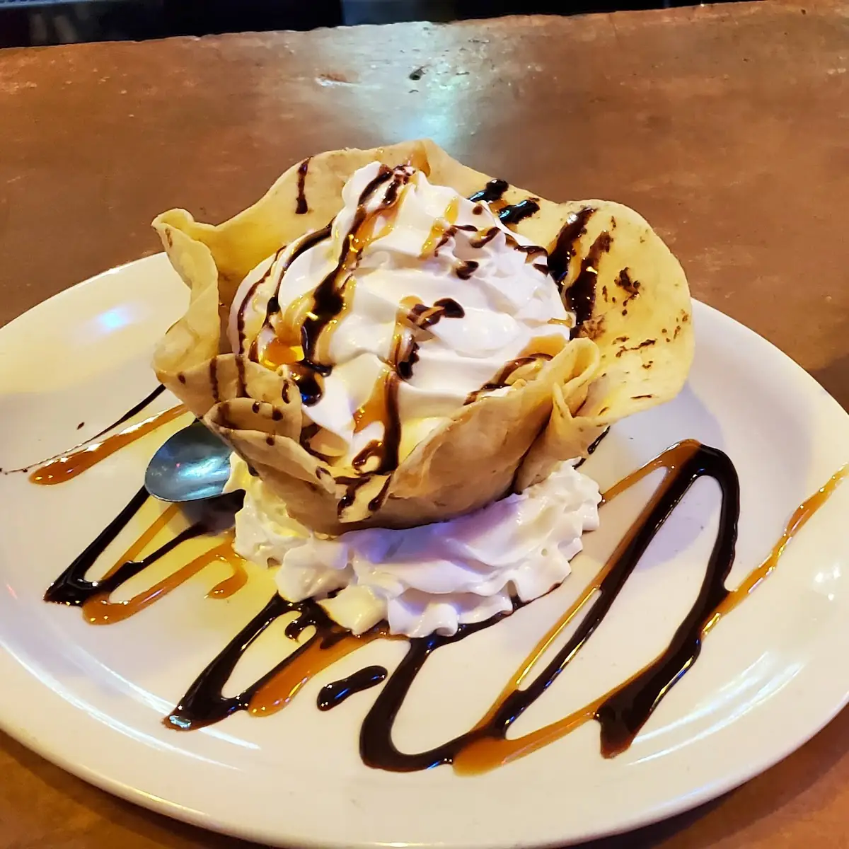 Fried Ice Cream & Guacamole Dip