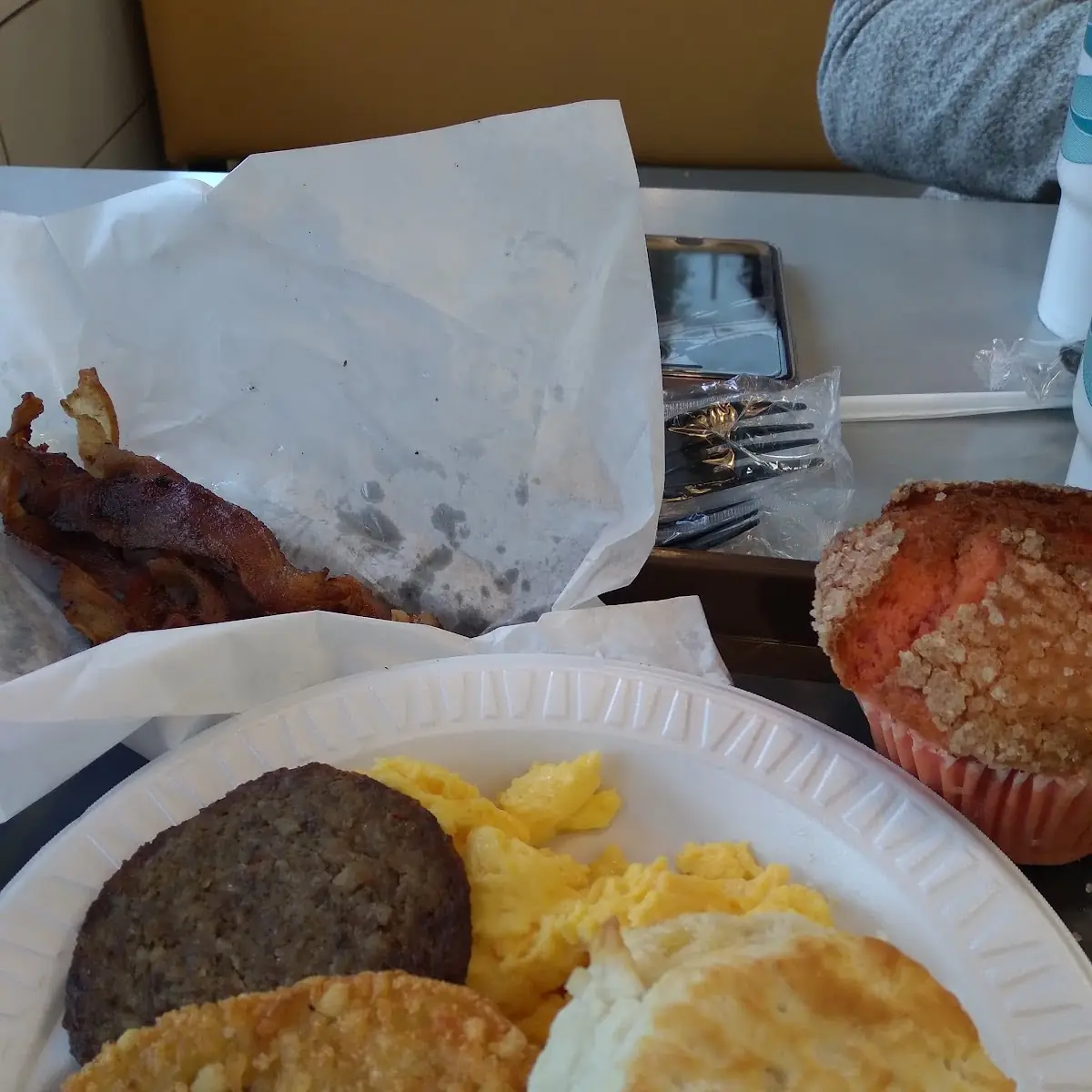 Sausage Egg and Hashbrown
