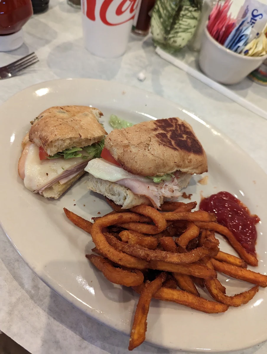 Hot Turkey and Cheese Sandwich