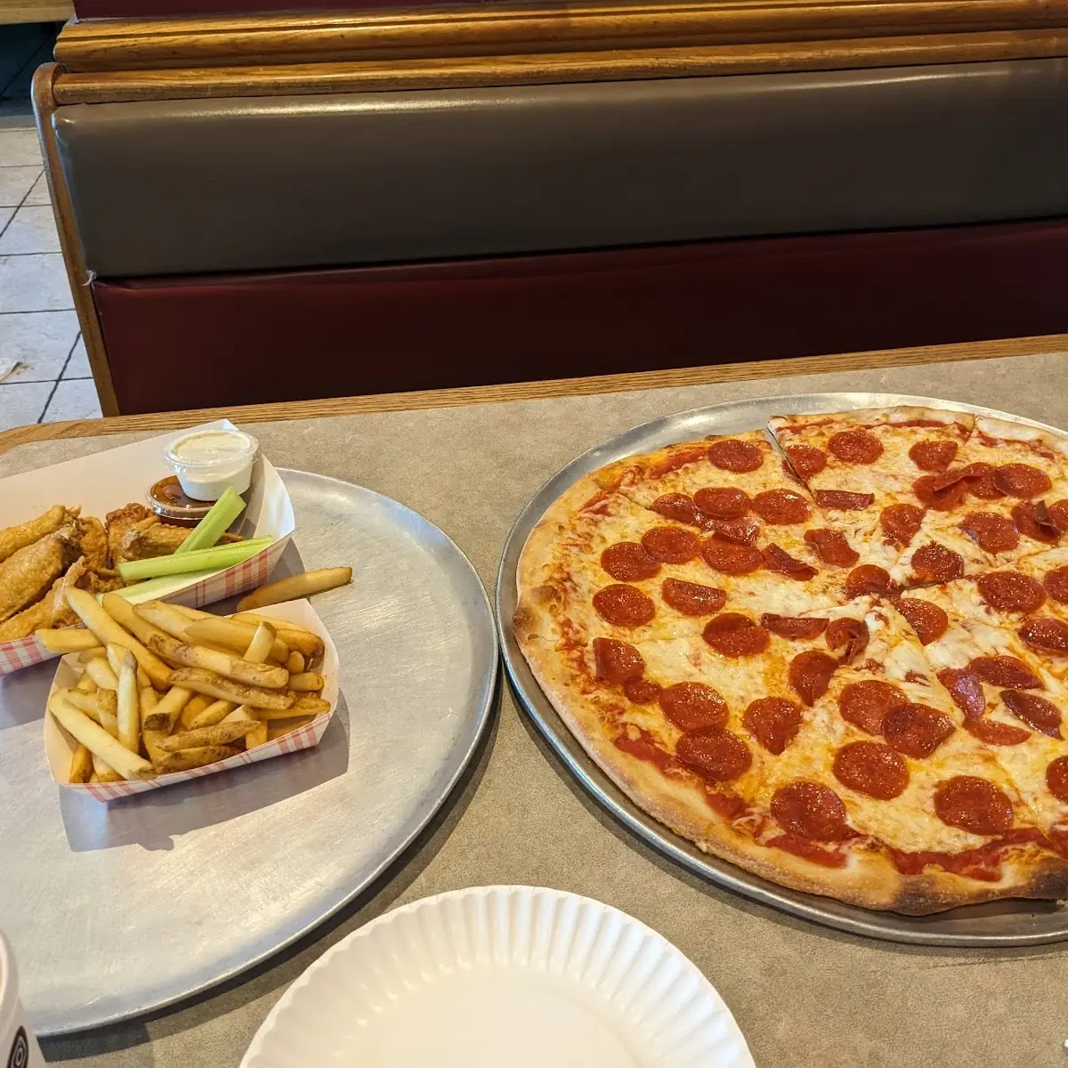 Chicken Wings & Pepperoni Pizza