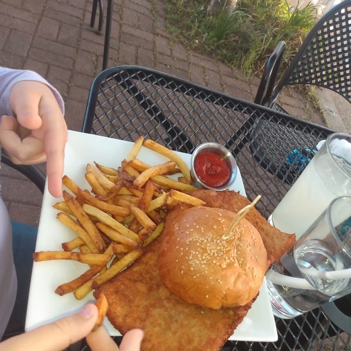 Pork Schnitzel Sandwich