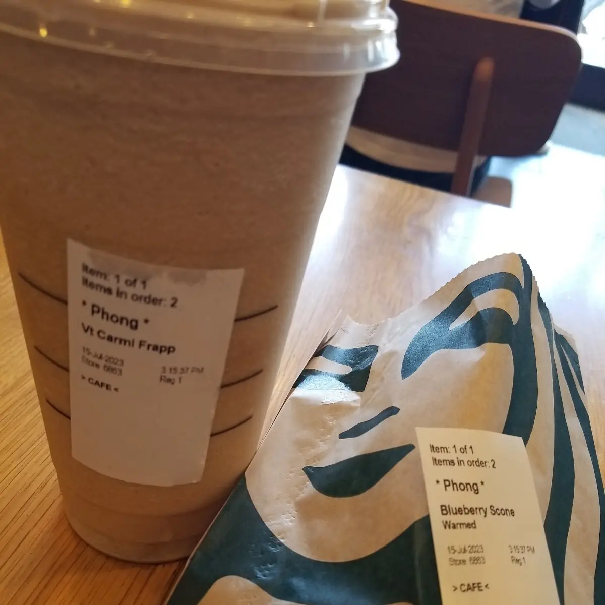 VT Carmel Frappuccino