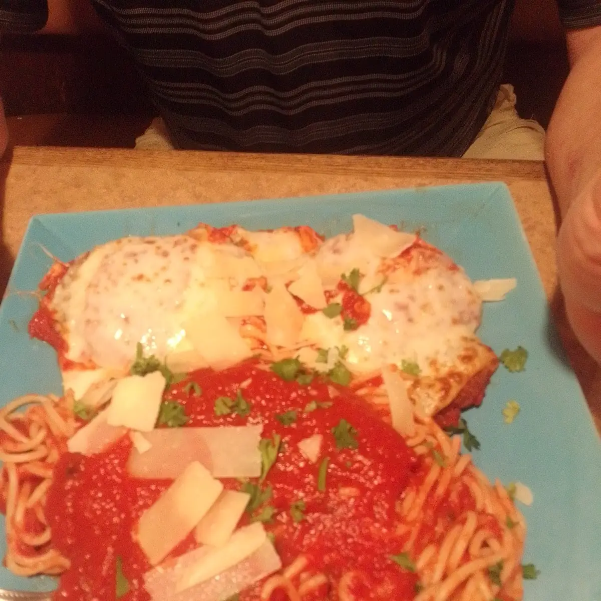 Chicken Parmesan Spaghetti