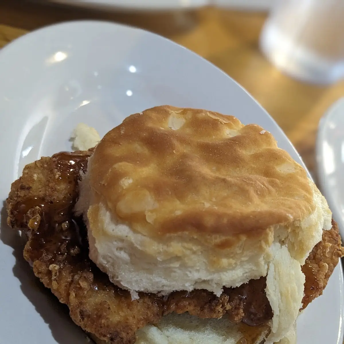 Hot Honey Chicken Biscuit