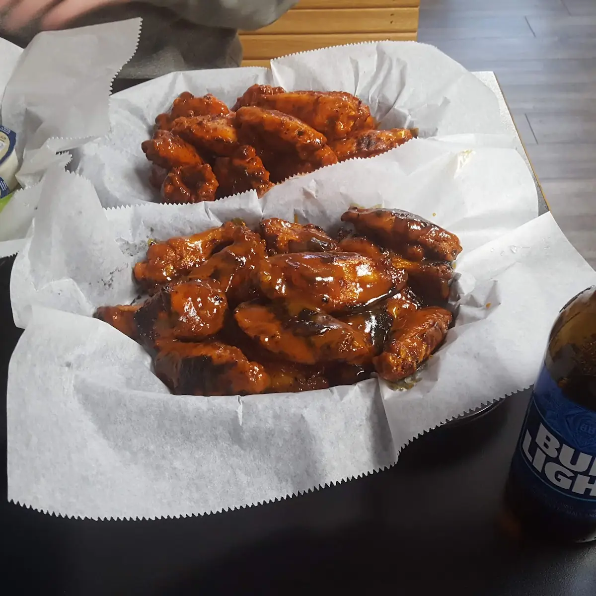 Medium Wings and Carolina Gold BBQ Wing