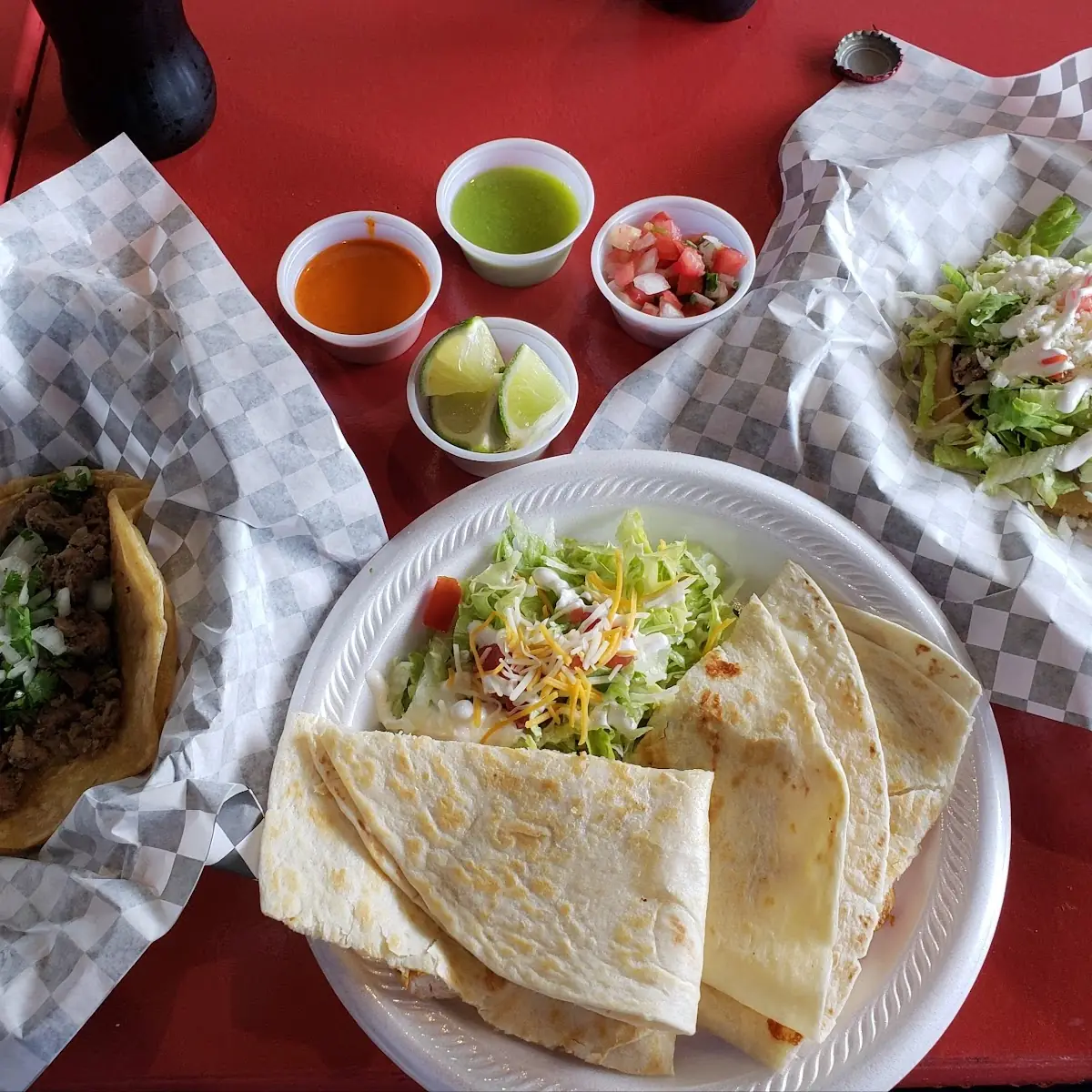 Tacos Sope Quesadilla