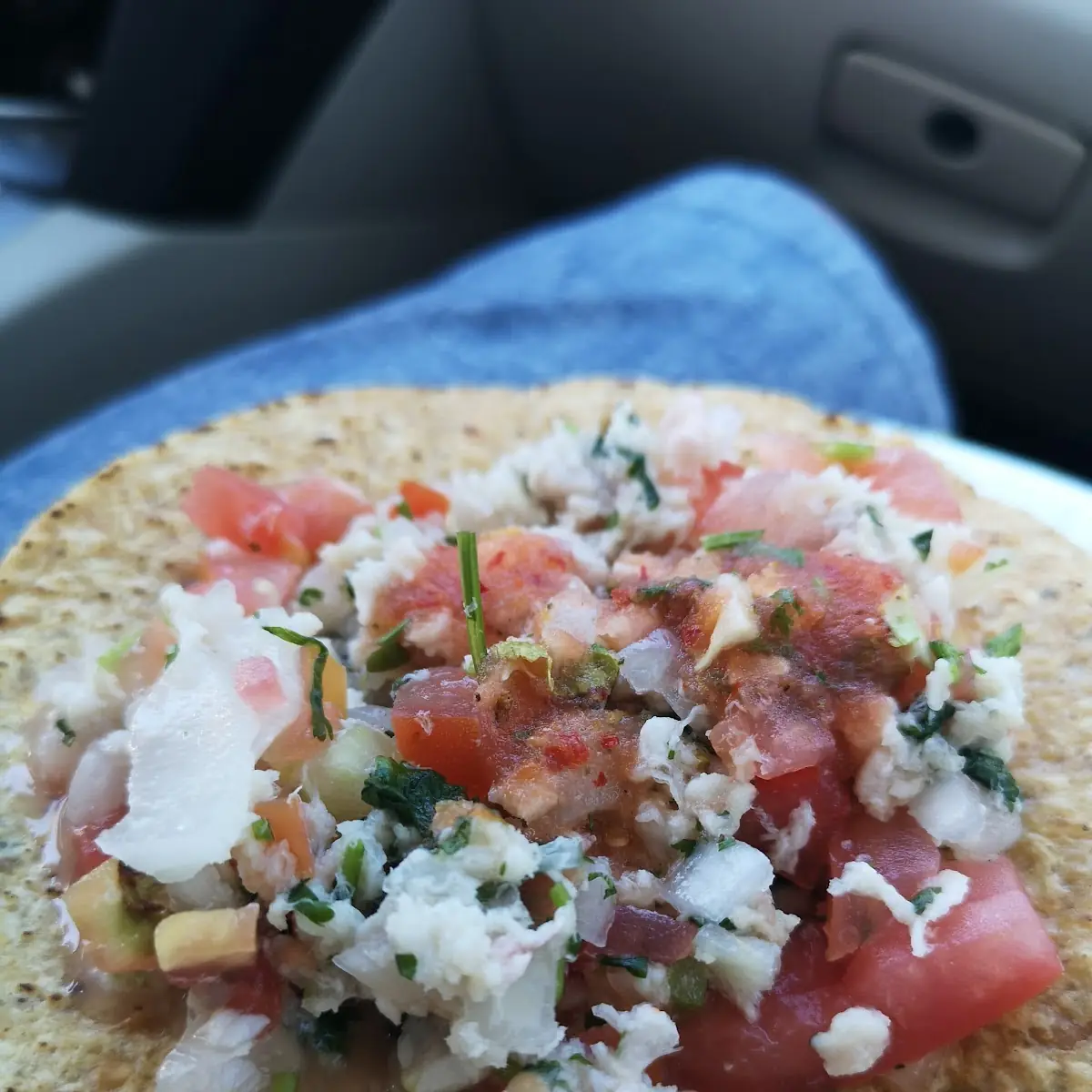 Fish Ceviche Tostada