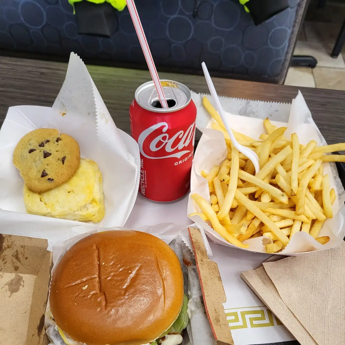 Double Bacon Cheeseburger Combo Large w a Cookie