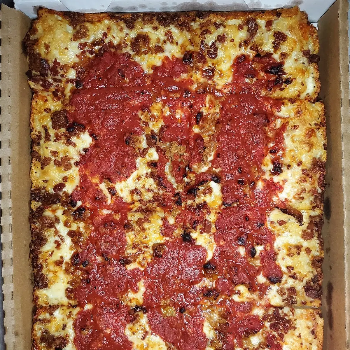 Meat Lovers Pizza Pepperoni Ham Bacon Sausage