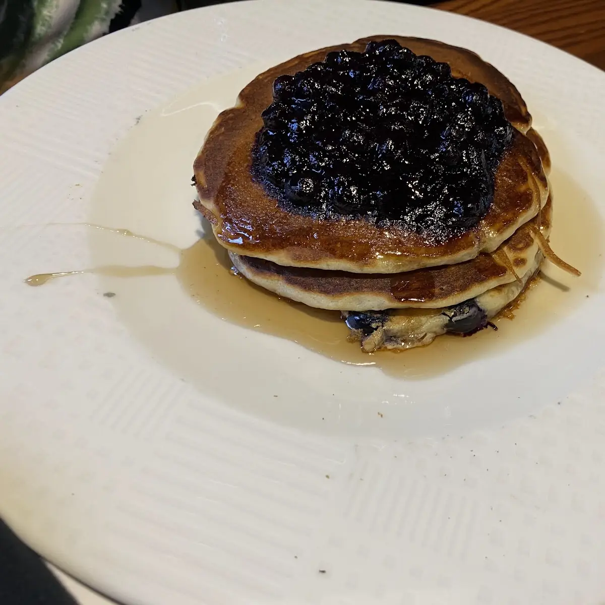 Blueberry Vanilla Pancakes