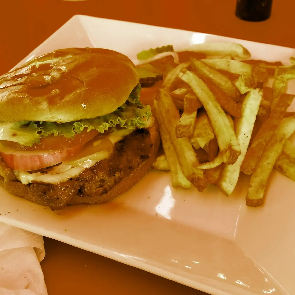 Mushroom Swiss Burger