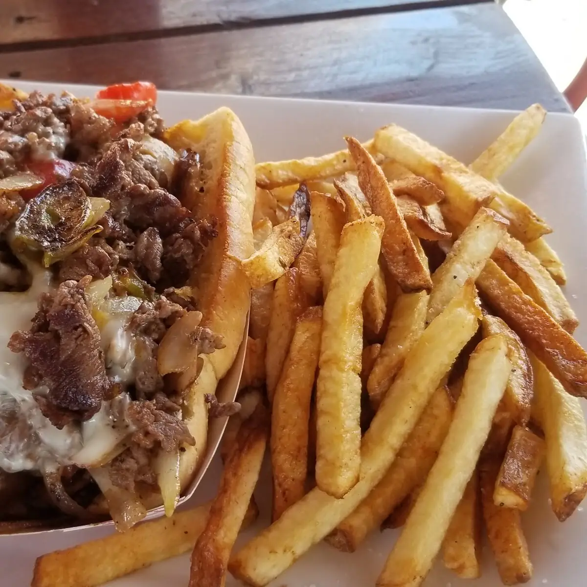 Philly Cheesesteak with Fries