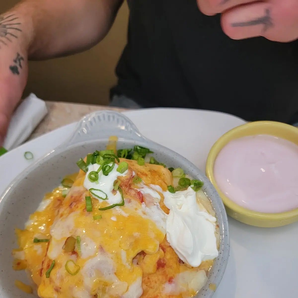 Spicy Baja Breakfast Burrito