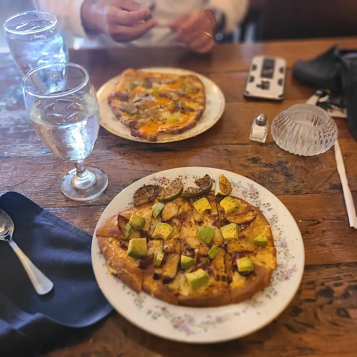 California Chicken Flatbread with Chipotle Ranch Sauce