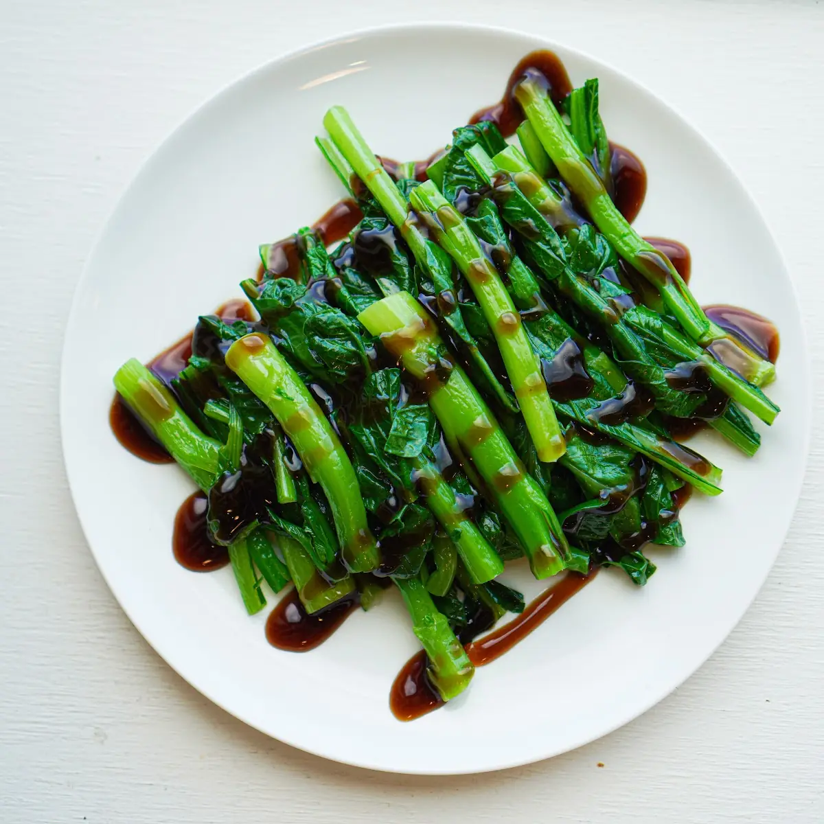 Choy Sum with Oyster Sauce