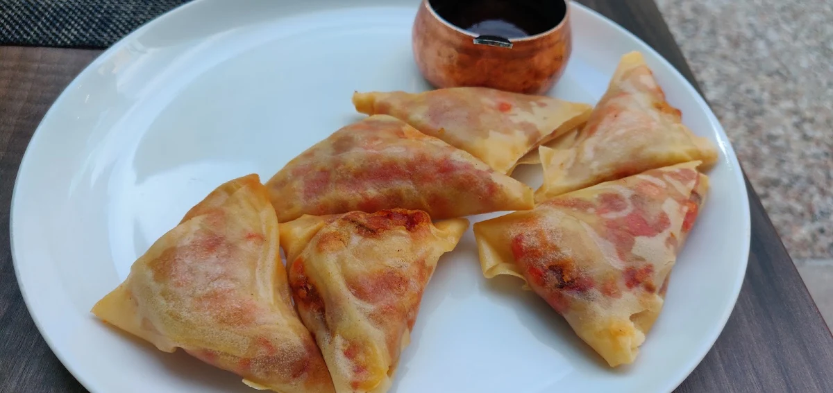 Mixed Vegetable Samosa, Thali
