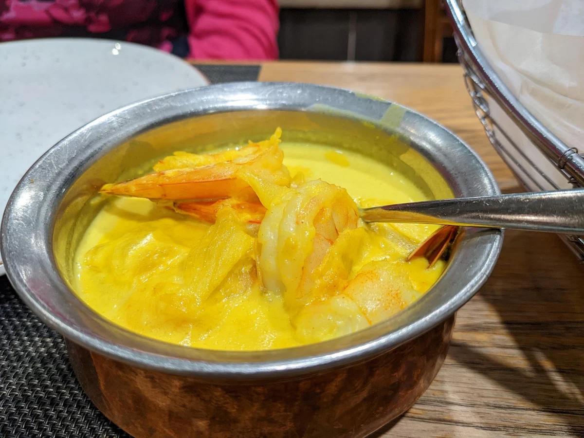 Shrimp Moilee, Thali