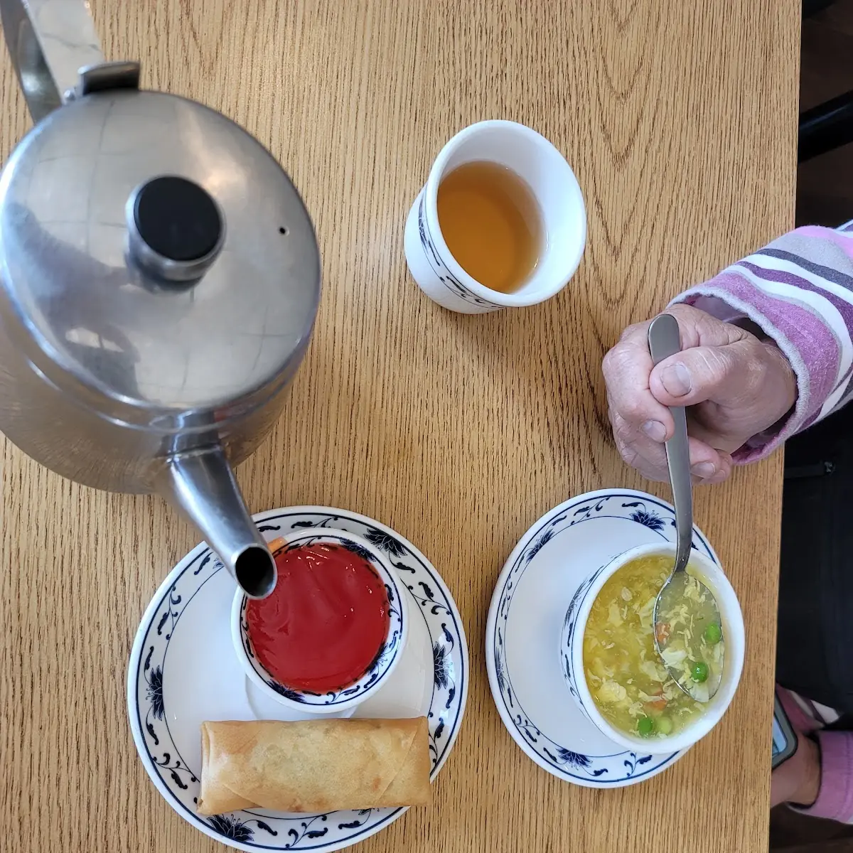Egg Drop Soup and Egg Roll