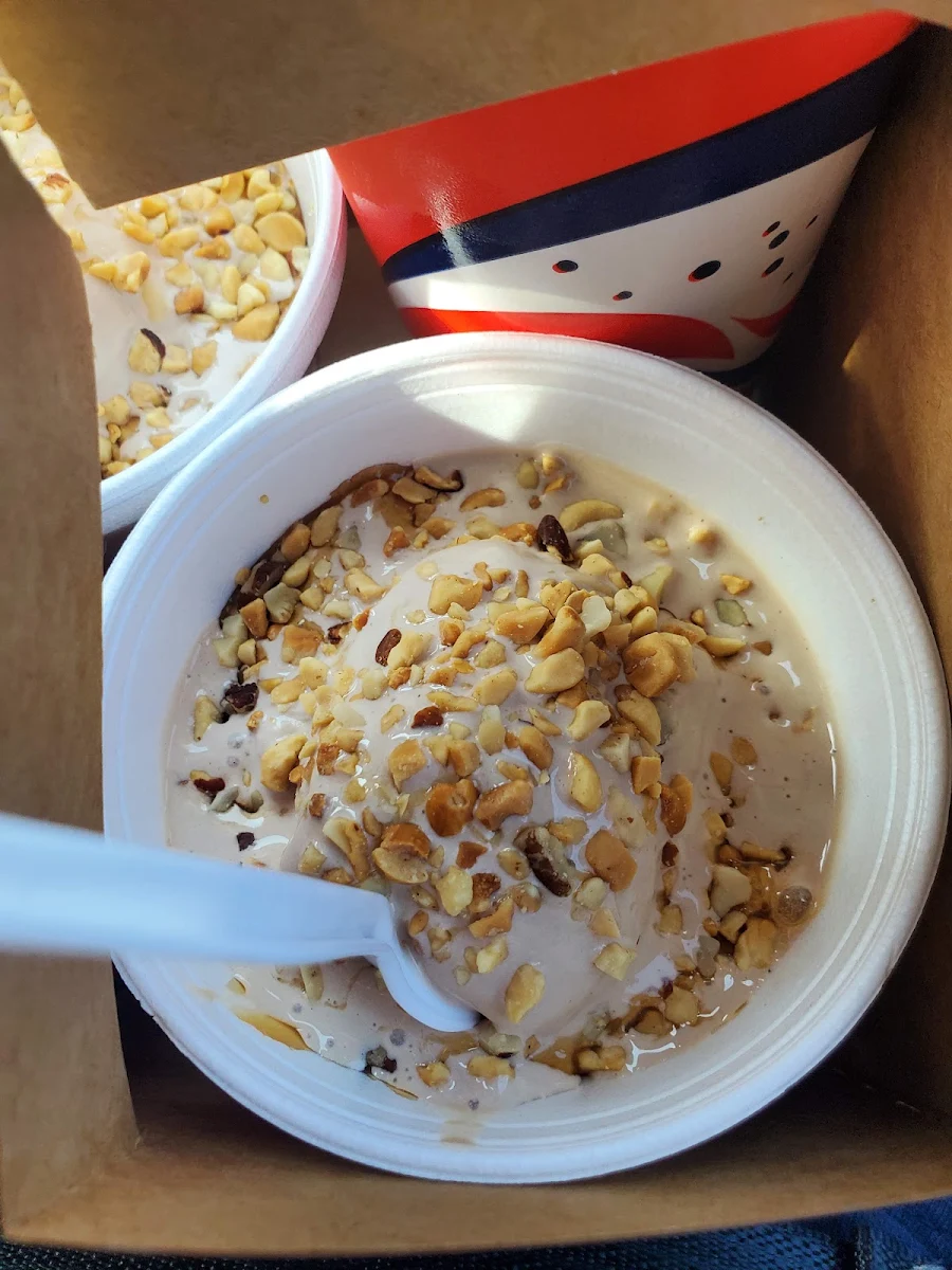Chocolate Ice Cream with Nuts