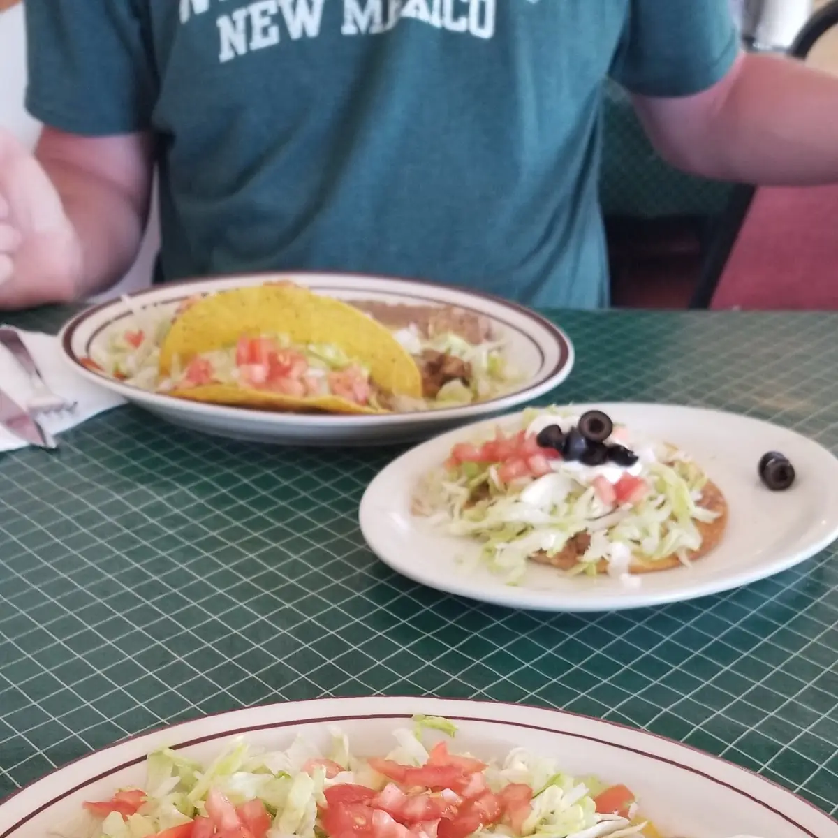 Chile Relleno Plate-2 Covered in Red