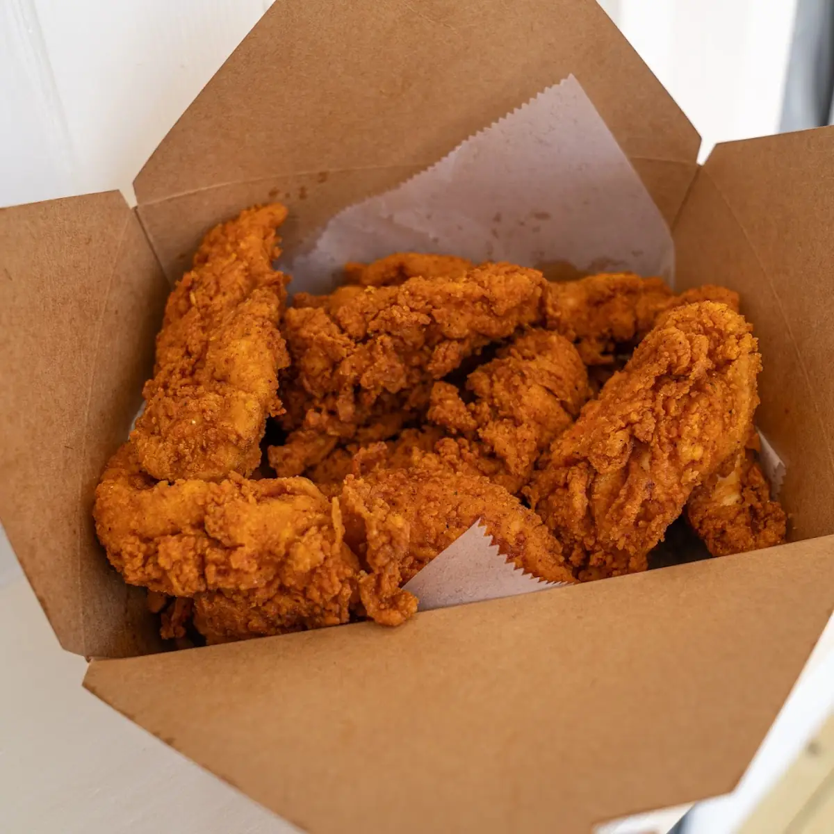 Fried Chicken with French Fries