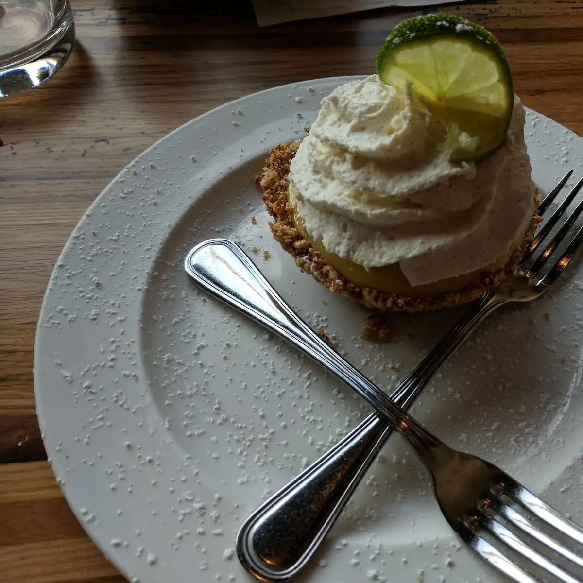 Key Lime Pie with Whipped Cream