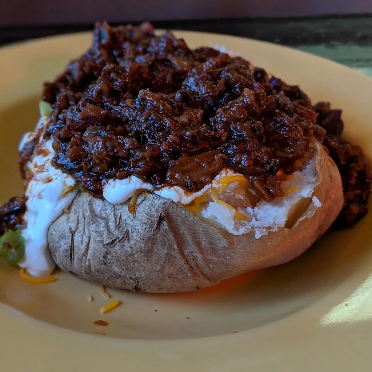 Beef Brisket Baked Potato