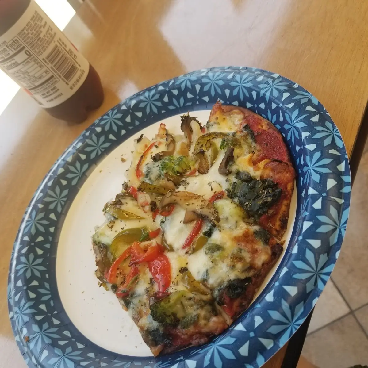 Small Thin Crust Vegetable