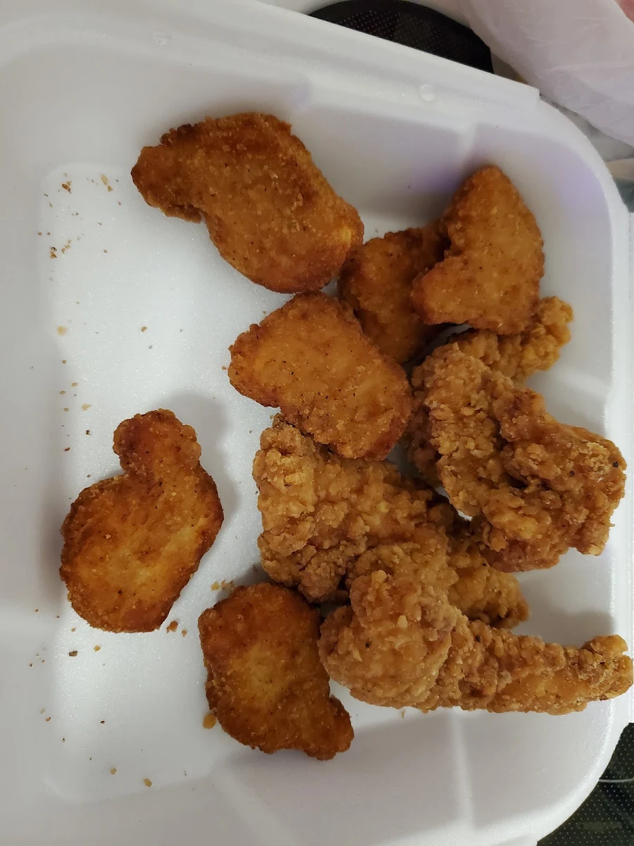 Chicken Strip Tray with Double Nuggets