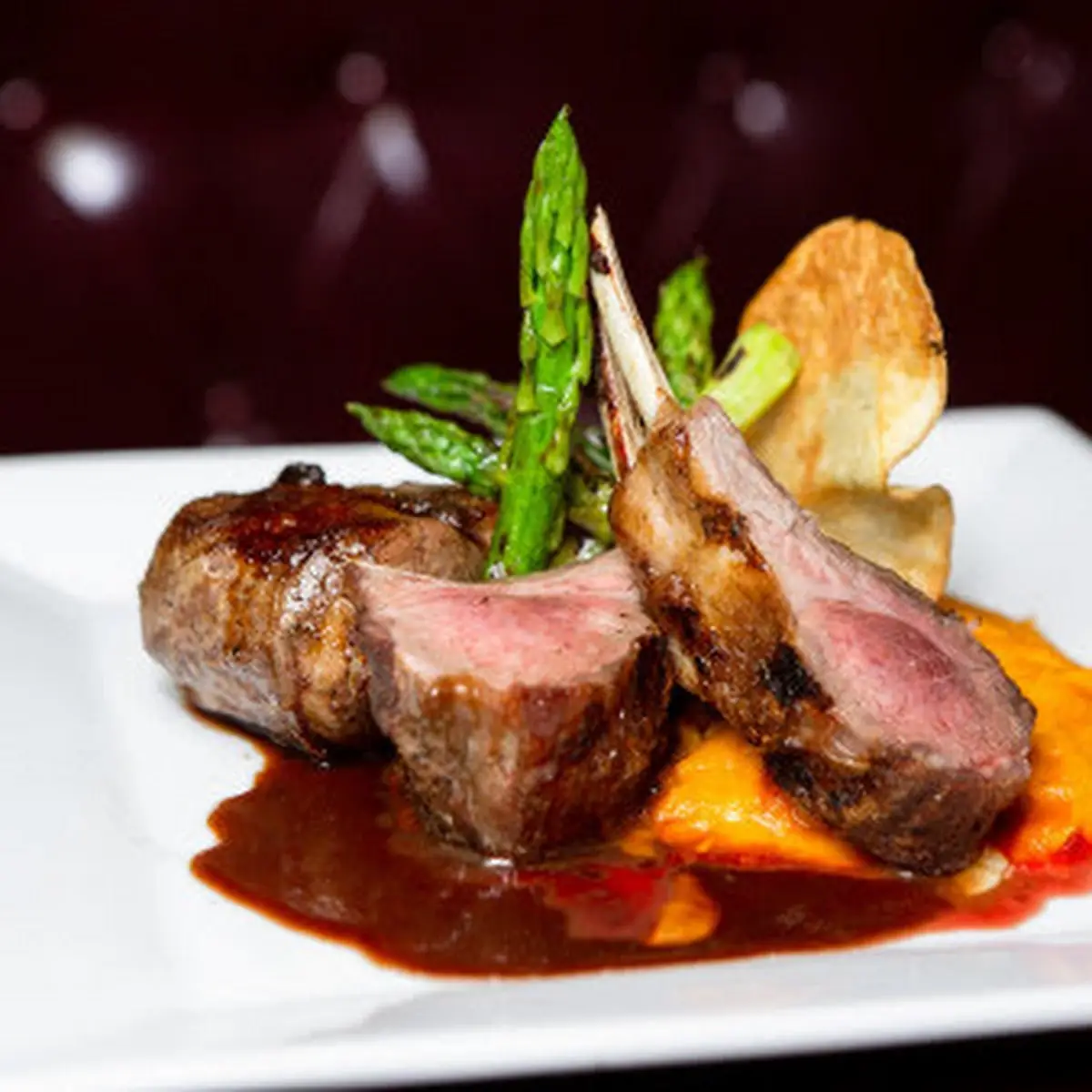 Roasted Rack of Lamb