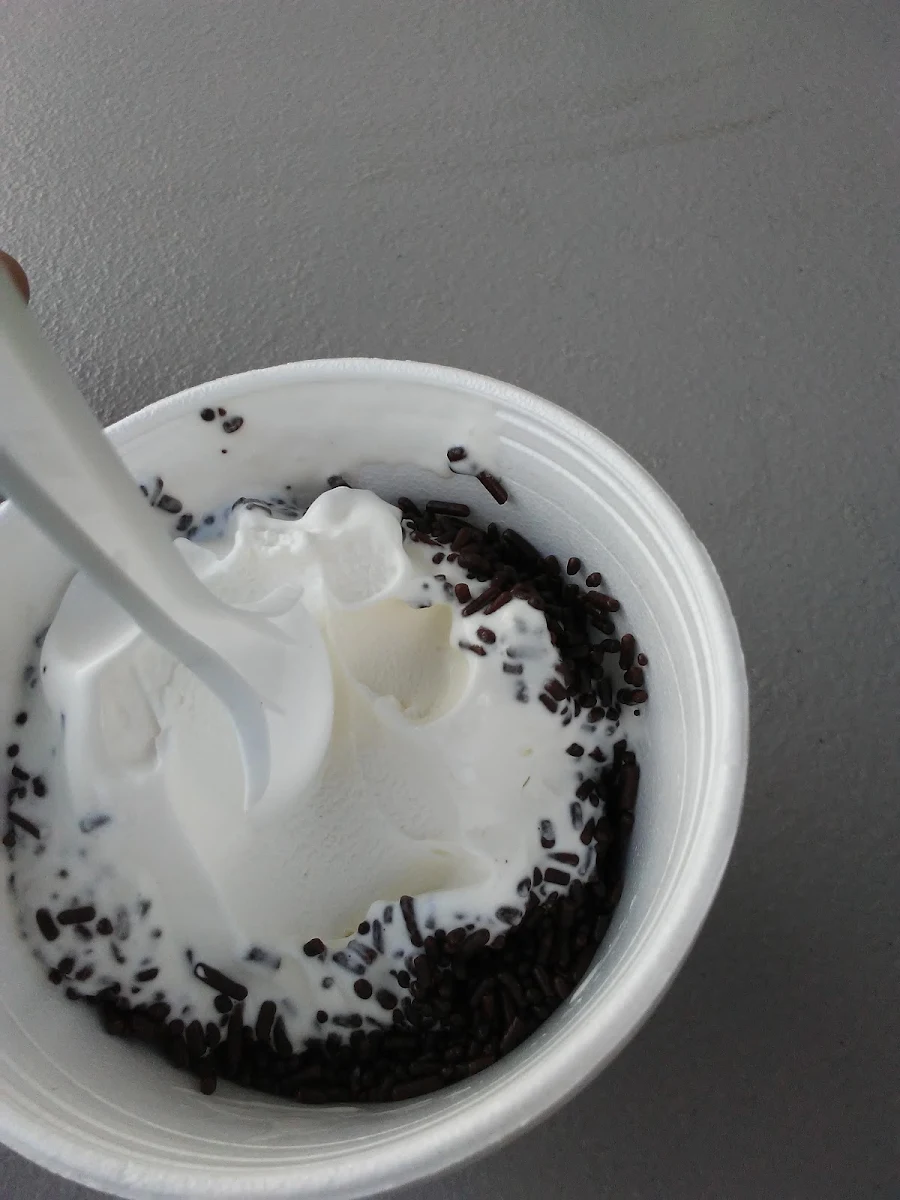 Vanilla Soft Serve with Chocolate Sprinkles