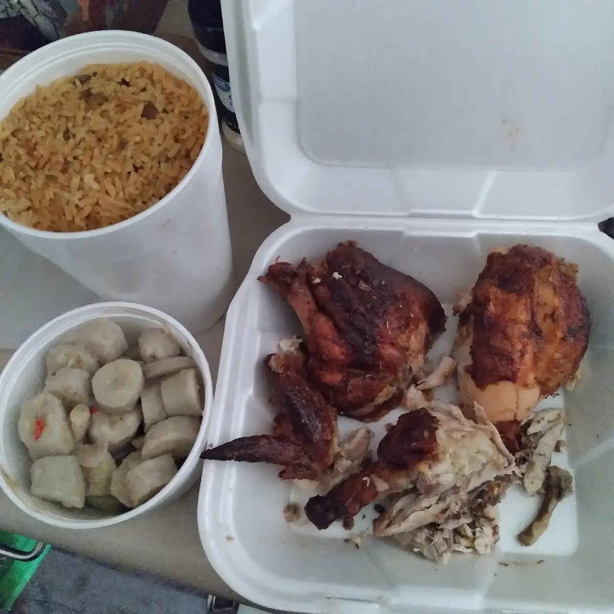 Rotisserie Chicken Mofongo Combo